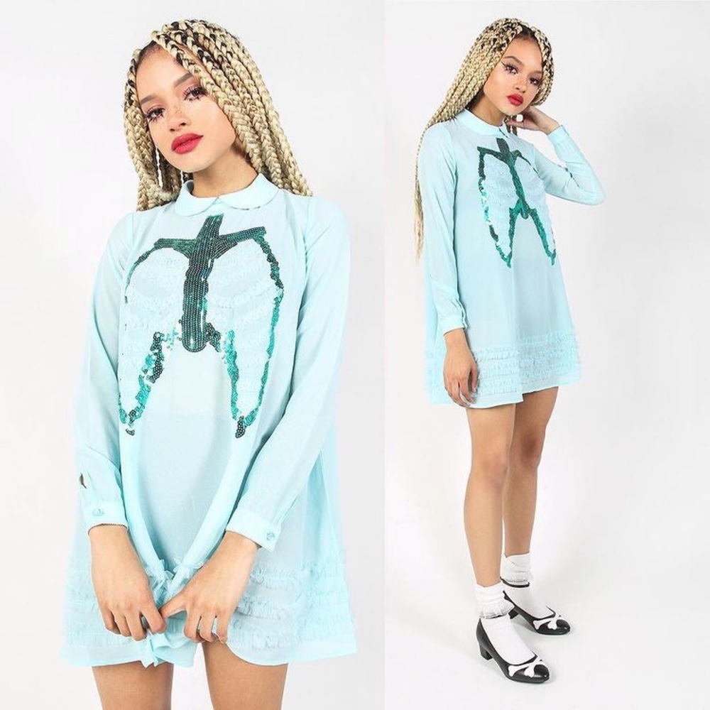 Iron Fist Dead Mermaid Walking Dress - Picture 3 of 9